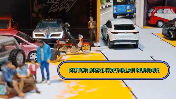 Motor digas bukannya maju malah mundur..
