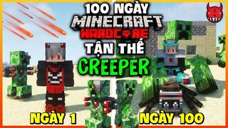 SongFish Tóm Tắt 100 Ngày Sinh Tồn Tận Thế Creeper Minecraft Siêu Khó Đã Nghèo Còn Khổ
