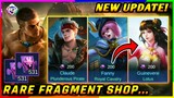 RARE FRAGMENT SHOP UPDATE (2021) + PAQUITO RELEASE DATE IN MOBILE LEGENDS
