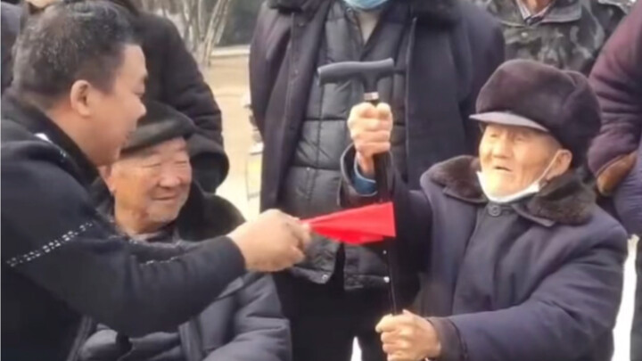 Uncle's silk scarf, time-traveling cane!