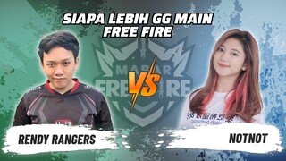 Rendy Ranger vs Not Not: Skill Siapa Lebih GG Main FF? | Mabar Free Fire Match 141 #short