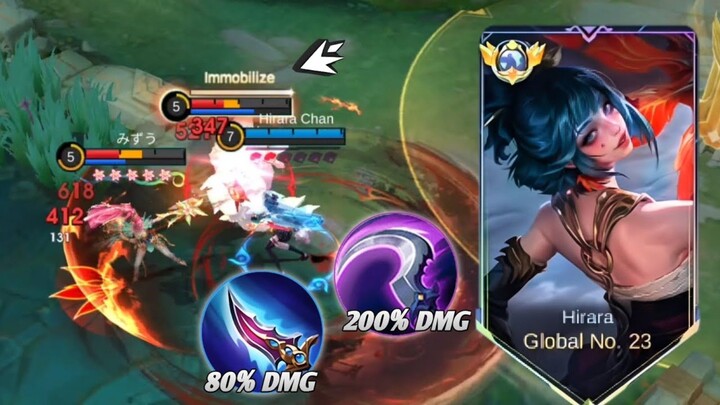 BRUTAL DAMAGE ‼️ HIRARA TOP GLOBAL 23 GAMEPLAY