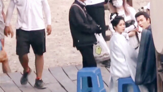 白鹿张凌赫《宁安如梦》同框路透