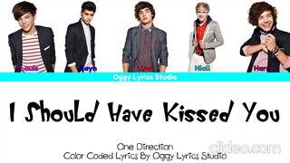One Direction - I Should Have Kissed You (Color Coded Lyrics 2024 HD)