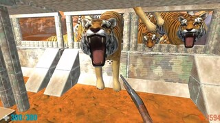 Vicious Animals Attack my Camp in Grand Cannyon. Animal Revolt Battle Simulator