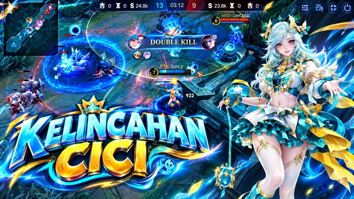 Kelincahan dan kekuatan super yoyo Cici | MLBB MOBILE LEGEND