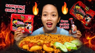 MUKBANG SAMYANG TERPEDAS, BON CABE LV35 DAN NUGGET GEPREK🔥3 MAKANAN TERPEDAS!!