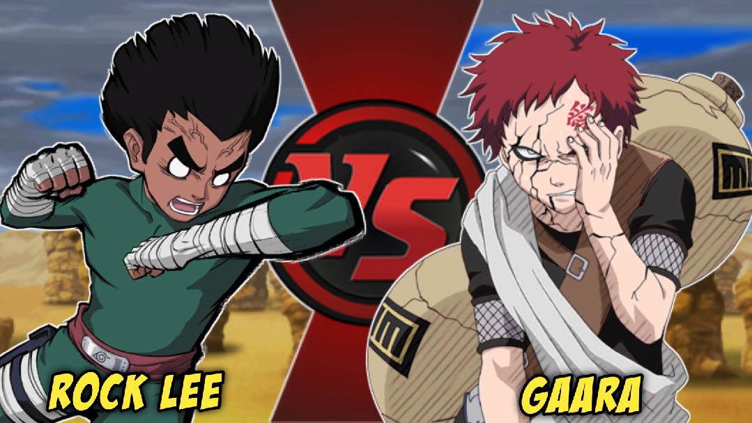 Rock Lee Vs Gaara | Naruto Shippuden Battle Fight Mugen - Bilibili