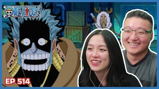 FRANKY LIVING IN VEGAPUNK'S REAL LABORATORY?! | One Piece Episode 514 Couples Reaction & Discussion