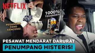 Ketegangan Pendaratan Pesawat, Penumpang Panik! | Flight | Clip