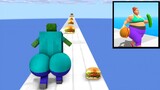 Monster School : FAT 2 FIT CHALLENGE - Minecraft Animation