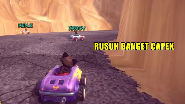 BALAPAN APA BERANTEM SIH - Garfield Kart: Furious Racing ft. Hompimpa