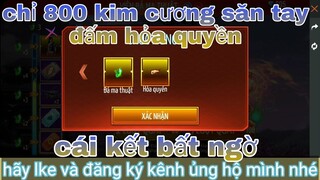 Garena free fire| cầm 800 kim cương vào sự kiện viên đá ma thuật săn tay đấm hỏa quyền và cái kết