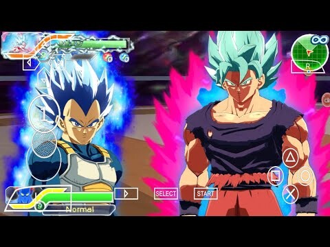 NEW Anime Graphics Dragon Ball Super PPSSPP ISO DBZ Tenkaichi Tag Team 2 MOD With Permanent Menu!