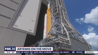 Artemis-1 heads to launchpad in 'iconic moment' for NASA's new moon rocket