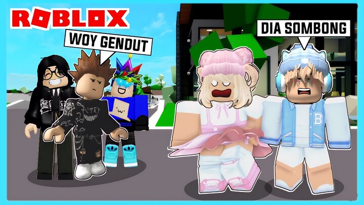 Aku Dan Adiku Di Katain Gendut Karna Banyak Makan Di Roblox Brookhaven ft @Shasyaalala