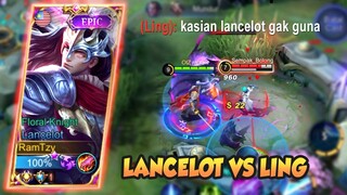 AGGRESSIVE LANCELOT VS LING, CARA MELAWAN LING YANG BENAR - LANCELOT FASTHAND GAMEPLAY #337