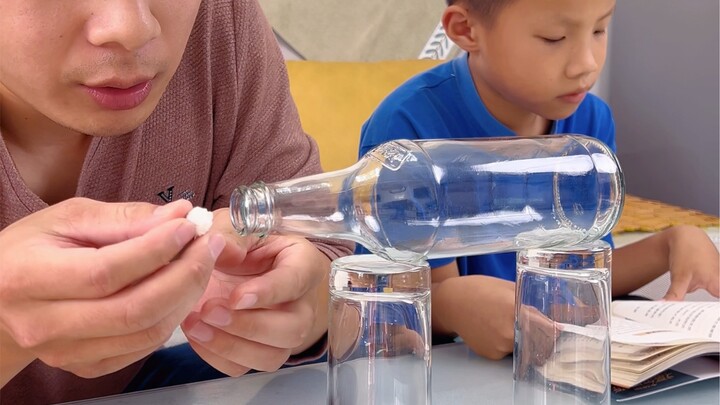 I couldn’t tell whether that kid actually touched the paper ball or not.