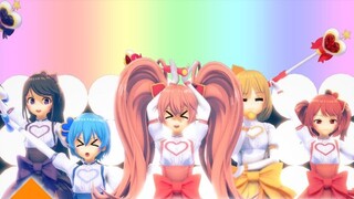 [#konパスMMD] สาวน้อยเวทมนตร์ ริริกะ รูลูก้า สมาชิกทุกคนรวมตัวกัน: ผีเสื้อขี้เมา