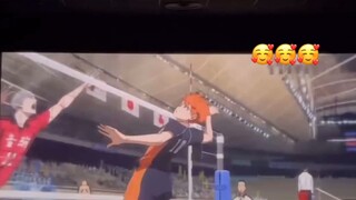 hakiyu Hinata boom jump , frist poin karrasuno