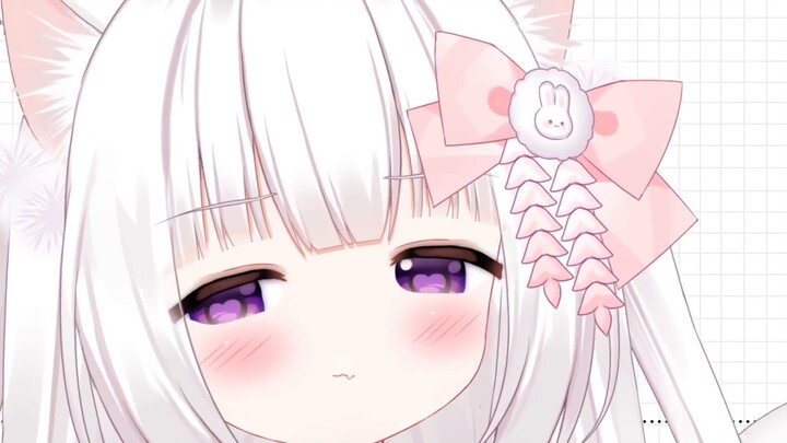 【L2D model display】White and pink cat~