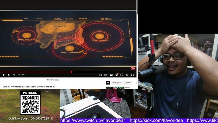 BAHASA MELAYU TRAILER REACTION Ejen Ali The Movie 2 | Misi : Satria | Official Trailer #2