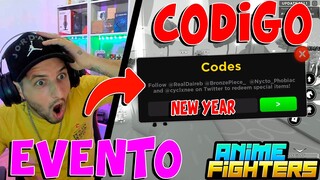 😱 NUEVO CODIGO DE ANIME FIGHTERS CODES ROBLOX *NEW YEAR* EVENTO AÑO NUEVO *UPDATE 17.1*