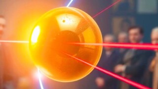 Seeing the collision of atomic nuclei with the naked eye