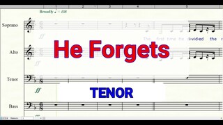 He Forgets  | Tenor
