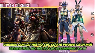 FREE FIRE | GARENA LÀM LẠI THẺ VÔ CỰC MÙA 7 THEO PHONG CÁCH MỚI - THẺ VÔ CỰC STEAMPUNK 2.0