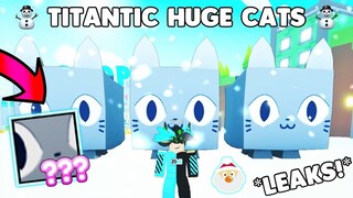 Trời ơi tin được không ? PET TITANIC HUGE CATS - Bản Cập nhật giáng sinh mới Pet Simulator X