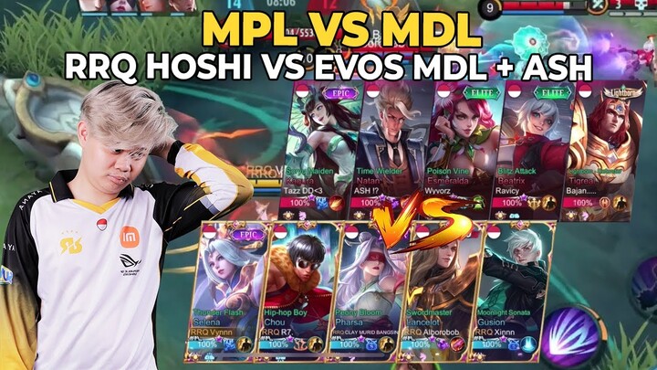 RANKED RRQ HOSHI LAWAN EVOS MDL FT RRQ ASH - MLBB