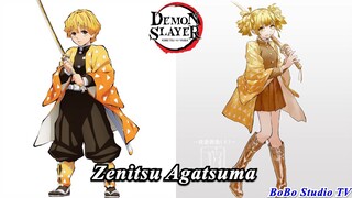 Kimetsu no Yaiba Characters Gender Swap