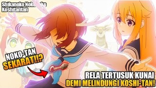 NOKOTAN RELA TERTUSUK DEMI MELINDUNGI KOSHITAN ⁉️  - Shikanoko Nokonoko Koshitantan