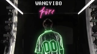 【Wang Yibo】Fire lightning effects dance glowing