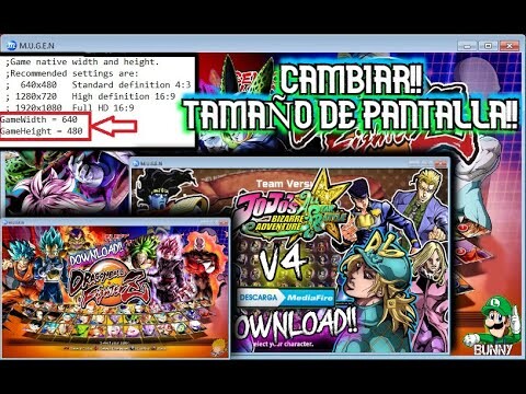 Como Cambiar La Resolución/Tamaño de Los Mugen!! Poner En Pantalla Completa (TUTORIAL)-2022