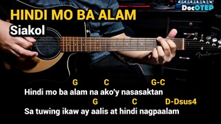 Hindi Mo Ba Alam - Siakol (1999) Easy Guitar Chords Tutorial with Lyrics Part 2 SHORTS REELS