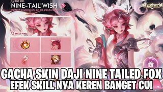 GACHA SKIN WAIFU DAJI NINE TAILED FOX - EFEK SKILL NYA KEREN PARAH COI! HONOR OF KINGS INDONESIA