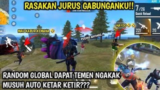 RANDOM GLOBAL DAPAT TEMEN NGAKAK ABISS🤣❗MUSUH AUTO KETAR KETIR || FREE FIRE MAX INDONESIA