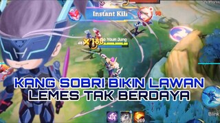 KANG SOBRI BIKIN LAWAN LEMES TAK BERDAYA