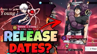 Jujutsu Duel WISH SUMMON & LTD BANNER RELEASE DATES?