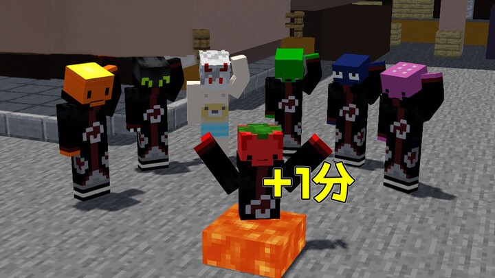 "Who has the fastest reaction?" Minecraft mini-game battle