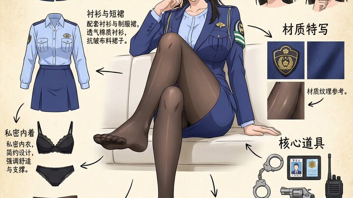 Detective Conan AI Character Breakdown Diagram~