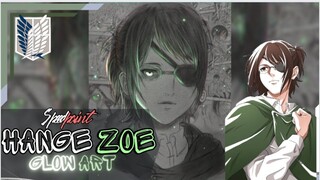 hange zoe speed paint. attack on Titan