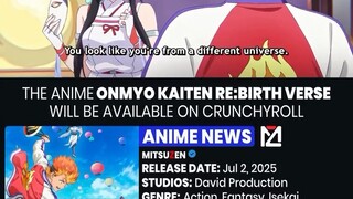 (NEWS) Anime baru ONMYO KAITEN RE:BIRTH VERSE