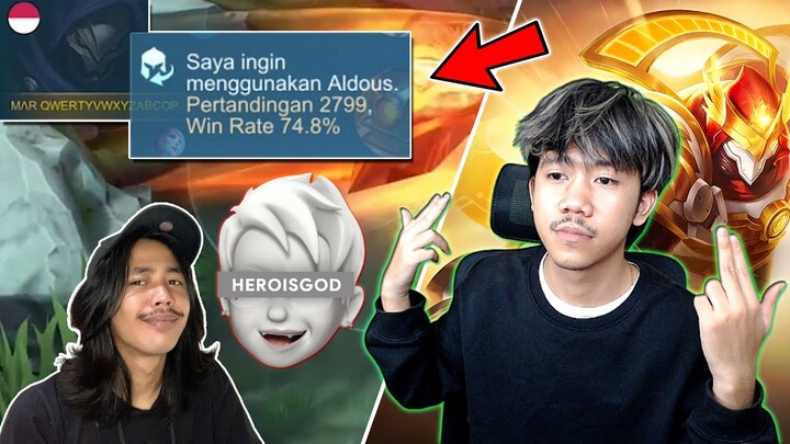 DETIK DETIK ALDOUS 2800 MATCH BARENG @Dwi Woii @HEROISGOD  - Mobile legends