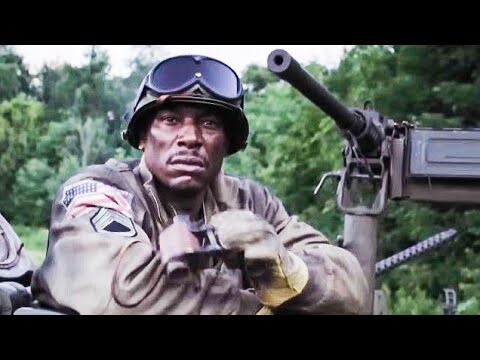 Squad Of Black American Soldiers Fights Through German Defenses To Rescue Their Commander.