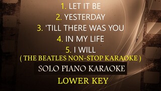 THE BEATLES NON-STOP KARAOKE ( LOWER KEY ) COVER_CY