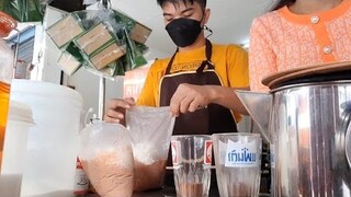 พายุเข้าอากาศดียามเช้า/มอคค่า โอวัลติน โกโก้+ชา ชามะนาวเปรี้ยวๆ (กาแฟชงรถเข็น)