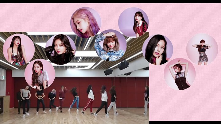 TWICE兔宝 YES OR YES 舞蹈站位